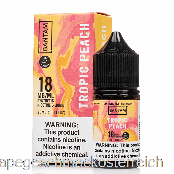 Tropischer Pfirsich – Bantamsalze – 30 Ml, 18 Mg Vape-Geschmack